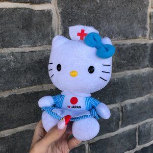 SANRIO Hello Kitty limited edition Japanese nurse plushie